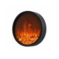Round Wall-Mounted 2D Electric Fireplace