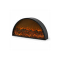 Modern Semi-Circular Wall-Mounted Electric Fireplace