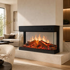 5D Panoramic Holographic Electric Fireplace Insert