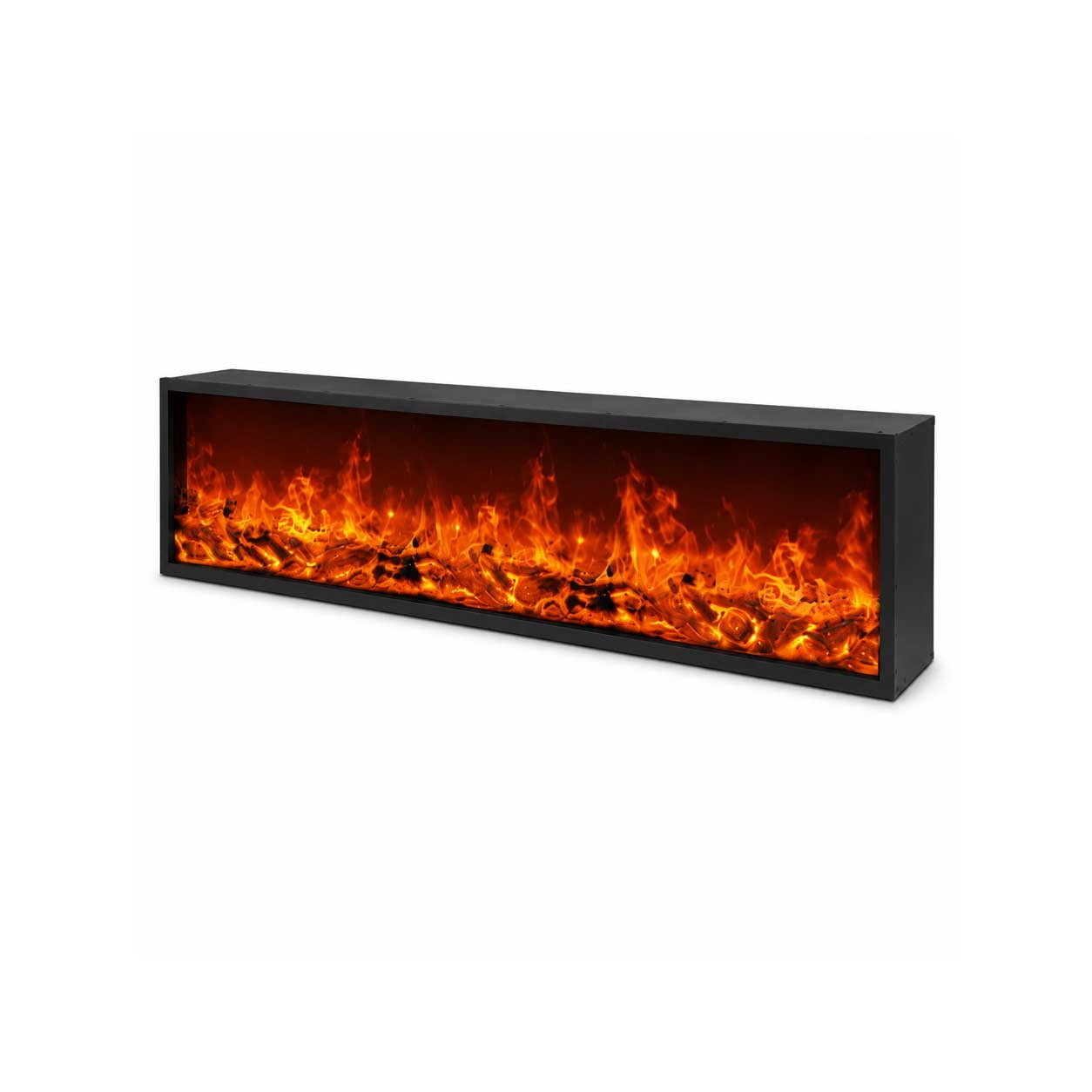 2D Built-In Linear Electric Fireplace