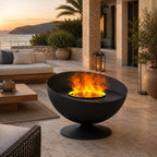 Freestanding Bowl Water Vapor Fireplace