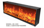 2D Built-In Linear Electric Fireplace