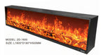 2D Built-In Linear Electric Fireplace