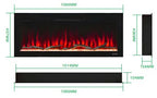 2V Built-In Linear Electric Fireplace