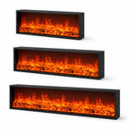 2D Built-In Linear Electric Fireplace