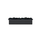 Linear Built-In Water Vapor Fireplace with Decorative Charcoal