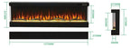3V Three-Sided Panoramic Electric Fireplace