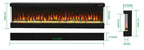 3V Three-Sided Panoramic Electric Fireplace