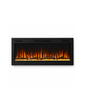 2V Built-In Linear Electric Fireplace