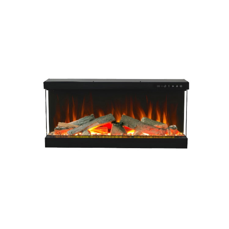 4V Three-Sided Panoramic Electric Fireplace