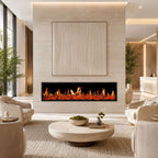 4D Built-In Holographic Electric Fireplace