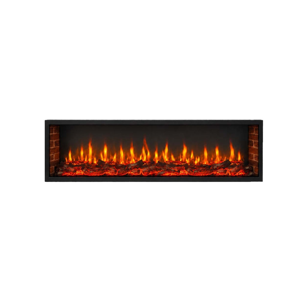 4DM Slim Linear Built-In Holographic Fireplace