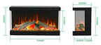 4V Three-Sided Panoramic Electric Fireplace