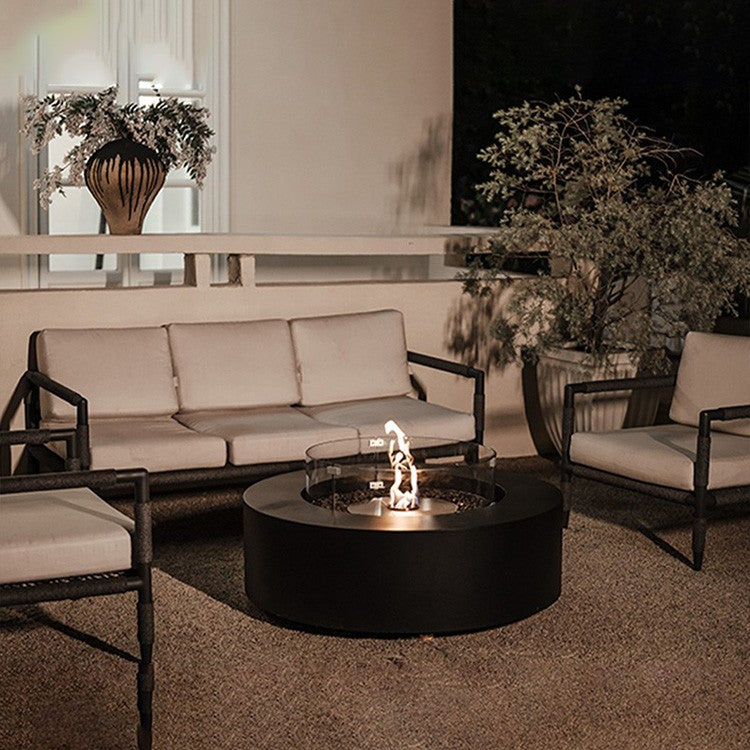 Round Built-In Bioethanol Fireplace Burner