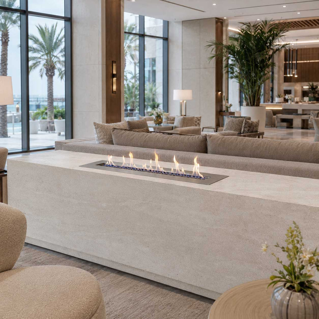 Built-in Ethanol Fireplace Burner